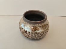 Load image into Gallery viewer, "Large Flat Textured Vase" from the Going for Gold Series