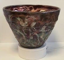 Load image into Gallery viewer, Swirly Raku Bowl