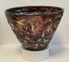 Load image into Gallery viewer, Swirly Raku Bowl