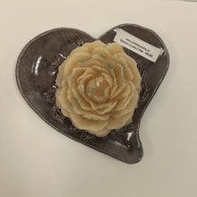 Load image into Gallery viewer, Beeswax Candle with Dish