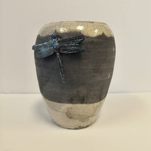 Load image into Gallery viewer, "Dragonfly" Raku Vesssel