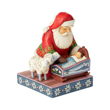 Load image into Gallery viewer, Santa Kneeling with Baby Jesus