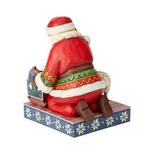 Load image into Gallery viewer, Santa Kneeling with Baby Jesus