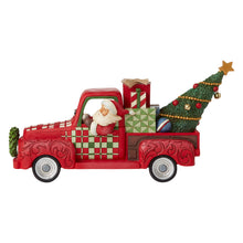 Load image into Gallery viewer, Santa in a Red Truck