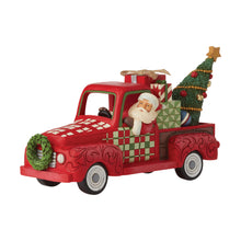Load image into Gallery viewer, Santa in a Red Truck