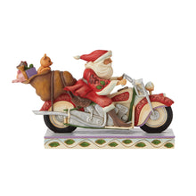 Load image into Gallery viewer, Santa Riding Motorcycle