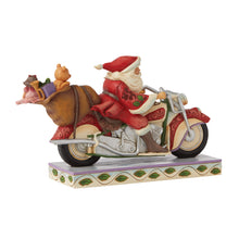 Load image into Gallery viewer, Santa Riding Motorcycle