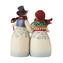 Load image into Gallery viewer, Snowman Couple Holding Hands