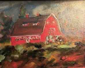 Red Barn at Bleriot Ferry