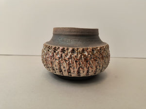 "Small Textured Vase" from the Going for Gold Series