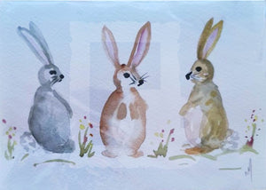 Easter Watercolour Cards - Wendy Meeres