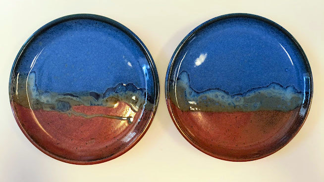 Red Earth Landscape Plates