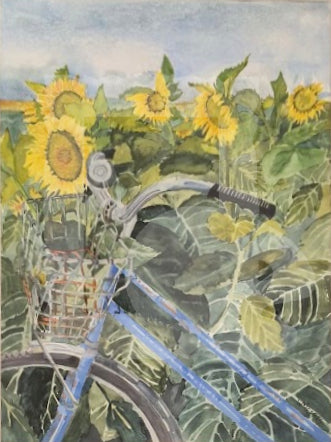 Bike in the Sunflowers