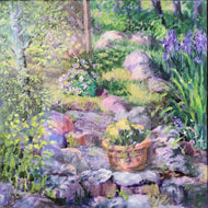Flowers on the Stone Steps