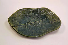 Load image into Gallery viewer, Stoneware Cabbage Leaf Plate
