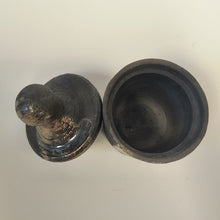 Load image into Gallery viewer, "Flag" Lidded Raku Vessel
