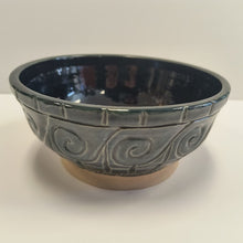 Load image into Gallery viewer, Blue Green Greek Bowl
