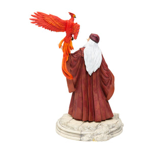 Dumbledore with Fawkes